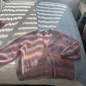 Pastel Striped Women's Cardigan